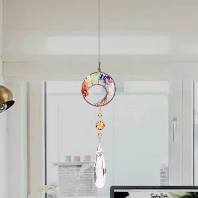 Colgante de cristal perfecl Wind Chime 15.75 pulgadas