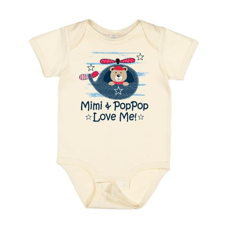 

Inktastic Mimi and PopPop Love Me Gift Baby Boy Bodysuit