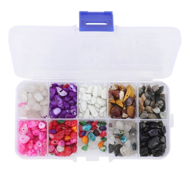 Cuentas Trituradas Irregulares, Cuentas De Piedra De Viruta, Pulido Fino Portátil Libre De Tóxicos, Tacto Cómodo, Multiusos Para Joyería DIY ANGGREK DIY Jewelry Accessories