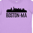 thumbnail image 4 of Inktastic Boston Massachusetts Skyline City Silhouette Boys or Girls Toddler T-Shirt, 4 of 5