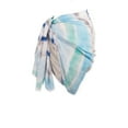 thumbnail image 2 of Skye Tie-Dye Scarf, Blue/Gray, 2 of 2