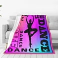 thumbnail image 3 of LHSHID Love Dance Blanket Fleece Throw Home Decor Soft Cozy Blanket Bed Couch Sofa for Girls Boys Teens 30"x40", 3 of 7