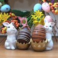 thumbnail image 3 of XUELC Easter Bunny Garden Decor - Outdoor Patio Lawn Spring Ornament for Yard, Window, and Fairy Garden, 3 of 5
