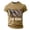 Khaki, variant on Iaqnaocc American Flag Shirts for Men Novelty Graphic Short Sleeve Patriotic Independence Day 250th Anniversary Usa Flag Crewneck Casual T-Shirt Red 2XL