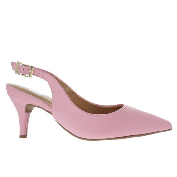 Zapatillas Angela color rosa tacón kitten 25.5 Dorothy Gaynor Zapatillas Angela color rosa tacón kitten 25.5