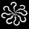 thumbnail image 3 of 60X PVC Coated Stainless Steel Screw In Cup Hooks Ring Plant Jewelry Hanger Holder Dining Bar Tool S, 3 of 4