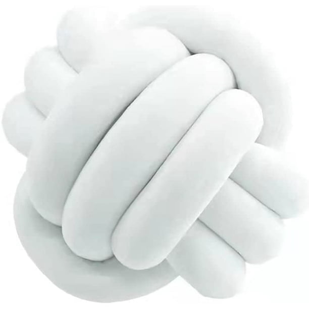 Nudo Almohada Bola Cojín Redondo, Decoración Anudada Cojín Cojín De Piso Hogar, Peluche Relleno Nudo Bola Almohada Coche Sofá Lumbar Cojín Decoración Niños Juguete Ormromra CZJJ-ZC31-6
