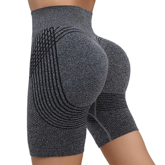 Arlun Women's Leggings 3D Anti-Cellulite High-Waist Sculpting Push-Up Yoga Fitness Workout Pants Solid Color Casual Peach-Shaped Design Comfy Sports Bottoms Dark Gray XL