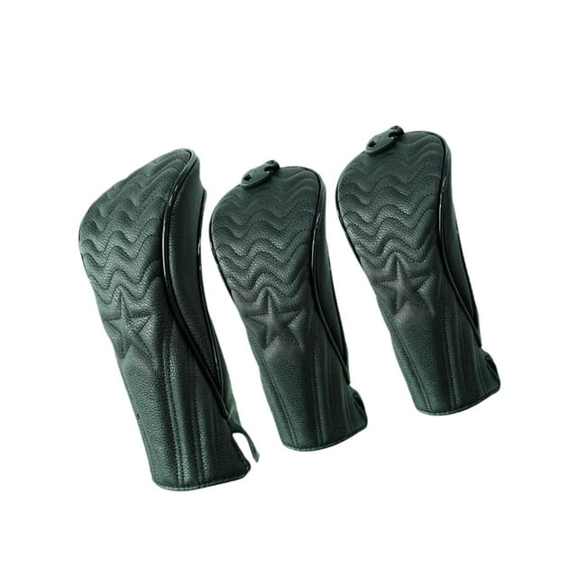 serony 3 Pcs Waterproof Golf Wood Headcover Drivers Covers Fairway Club Cover