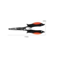 thumbnail image 3 of TIELUTT Nose Fishing Pliers Ice Fishing Gear Stainless Steel Hook Remover Braid Cutter Rustproof Fishing Tools Fishing Deep Sea Set Ice Hook Drop Shot Rigs Pack Liner Ice Line Alarm Ice, 3 of 8