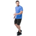 thumbnail image 5 of Athletic Works Men's and Big Men's Core Linear Mesh Active Short Sleeve Tee, Sizes S-3XL, 5 of 8