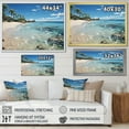 thumbnail image 4 of Designart "Sandy Paradise on the Beach I" Nautical & Beach Canvas Art Print, 4 of 5