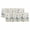 Blue Beige, variant on 2 Panels Boho Middle Century Valance for Windows, Retro Orange Teal Grey Star Rhombus Light Filtering Kitchen Curtains, Rod Pocket Window Treatment Curtain Valances for Living Room Bedroom, 42"x12"