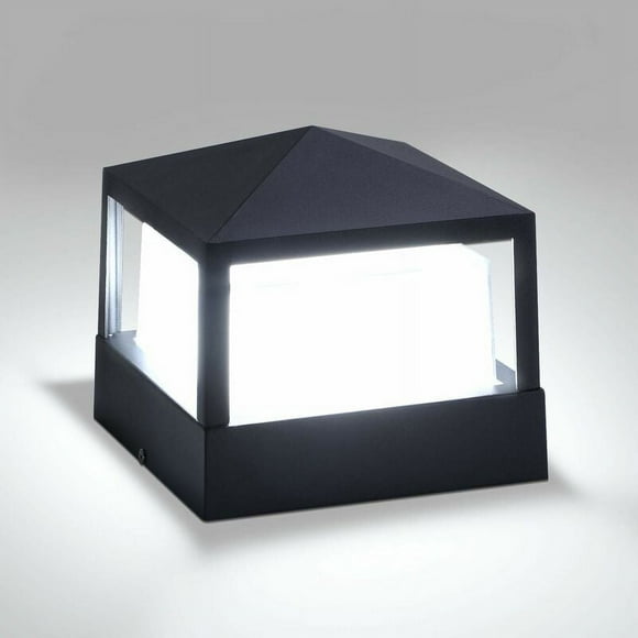 Modern Deck Bollard Light, Outdoor Waterproof IP65 Landscape Light for Gardens, Villas, High Quality Solar Post Light, Easy Installation Garden Decorative Lamps for Widespread