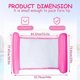 thumbnail image 2 of Inflatable Floating Bed, Water Hammock 4-in-1 Lounger Pool, Swimming Pool Float, Beach Float, 2 of 5