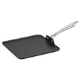 thumbnail image 1 of Cuisinart Hard Anodized 11-Inch Square Grill Pan with Tempered Glass Cover, 1 of 2