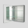 thumbnail image 2 of Ketcham AL-2430PE - 24"W x 30"H Premier Series Recessed Surface Mounted Polished Edge Mirror Door Medicine Cabinet, 2 of 3