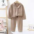 thumbnail image 2 of Kaprioy Girls Pajamas Girls Pajamas Long Sleeve Sleepwear Button-Down 2 Pcs Pjs Set for 5-14 Years, 2 of 4