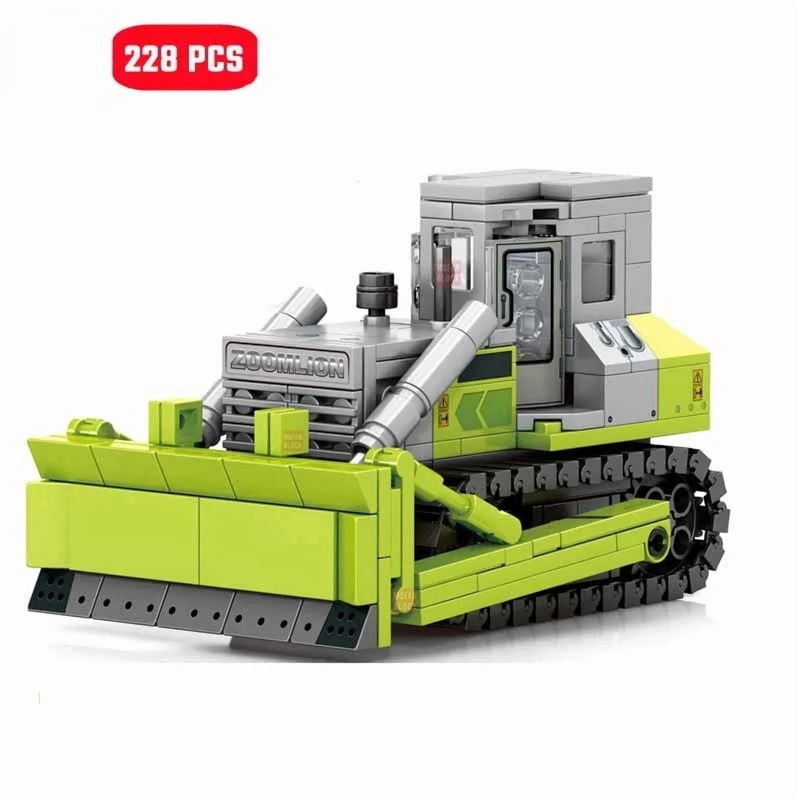 Engineering Vehicle Assemblage Building Blocks Kits MOC Excavator Mixer Truck Model Bricks DIY Educational Toys Boys Gifts