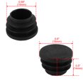 thumbnail image 2 of 10 Piezas Tapas de Plástico Negras Redondas de 16mm de Diámetro para Insertar en Tubos, 2 of 7