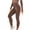 Coffee, variant on Womens Workout Leggings Stretch Knit Yoga Pants Butt Lifting Seamless Tight Color Block Cycling Pants Brown L