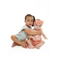 thumbnail image 5 of Disney The Little Mermaid Baby Girls Rompers and Headband, 2-Pack, Sizes 0-24 Months, 5 of 12