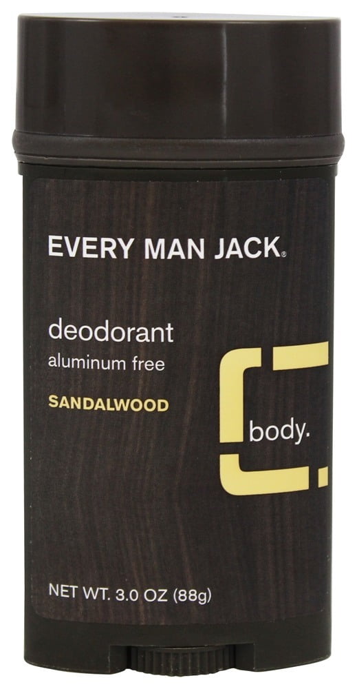 Every Man Jack Cedarwood Deodorant Stick - Aluminum Free 3 Oz Natural Protection