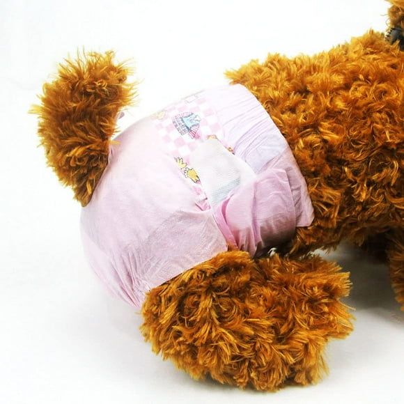 Dono Disposable Pet Diapers for Female Dogs Super Absorbent and Soft Heating and Pee Liners M, Including 42 Puppy Diapers for Dogs and Cats