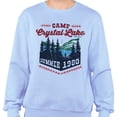 thumbnail image 2 of Camp Crystal Lake Sweatshirt Unisex Medium Light Blue, 2 of 5