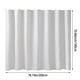 thumbnail image 3 of Cortina de ducha blanca para baño, decoración de baño, tela de poliéster lavable, 0,8 x 1,8 m (ganchos no incluidos), 3 of 8