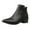 Black, variant on Chelsea Dress Boots for Women 2025 Fashion Leather Pointed Toe Chunky Mid Heel Ankle Booties Winter Fall Dressy Shoes Black Size 6