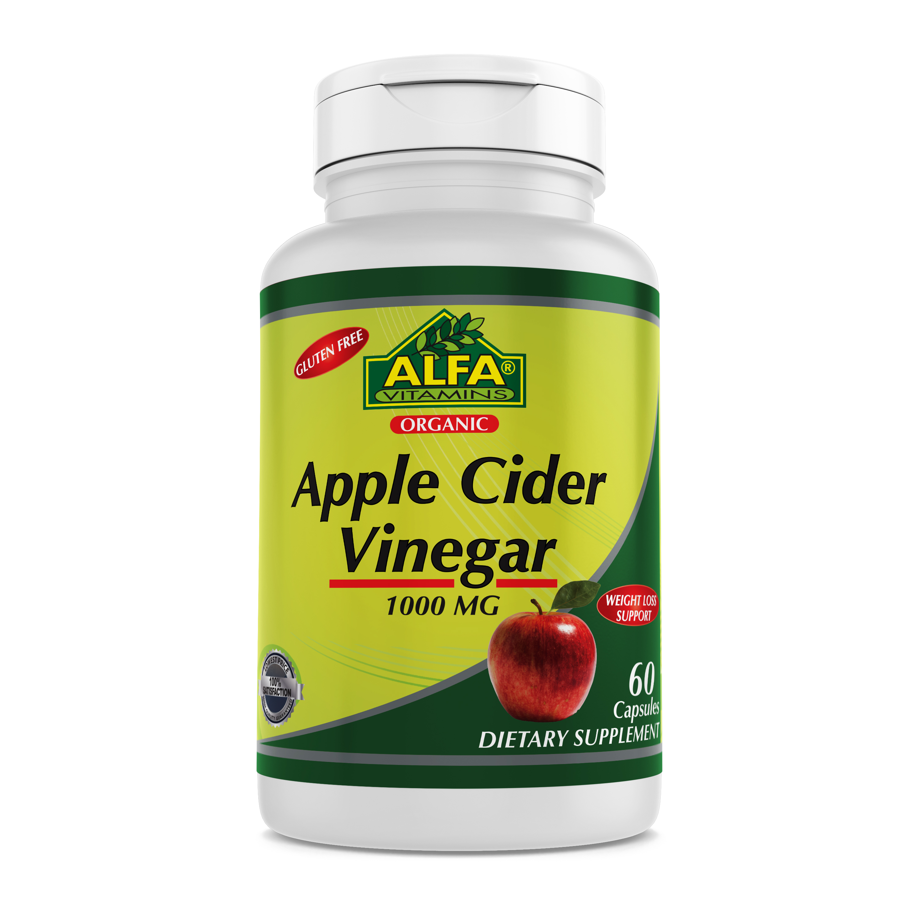 Apple Cider Vinegar 1000mg 60 capsules