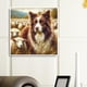 thumbnail image 2 of Cuadro de Resina Perro Pastor Diamantes Wdftyju 30*30CM, 2 of 9