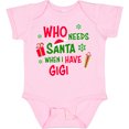 thumbnail image 3 of Inktastic Who Needs Santa when I Have Gigi Boys or Girls Baby Bodysuit, 3 of 5