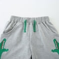thumbnail image 4 of Boys Board Shorts Girls Boys Sport Cartoon Prints Casual Fashion Beach Cargo Shorts Boys Pants Grey 2 Years-3 Years, 4 of 5