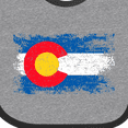 thumbnail image 4 of Inktastic Colorado Flag Distressed Look Boys or Girls Baby Bib, 4 of 4