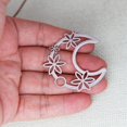 thumbnail image 3 of 3PCS Stainless Steel Moon Flower Charm for Jewelry Making Supplies Necklace Pendant Earring Diy Accessories Craft Gift, 3 of 4