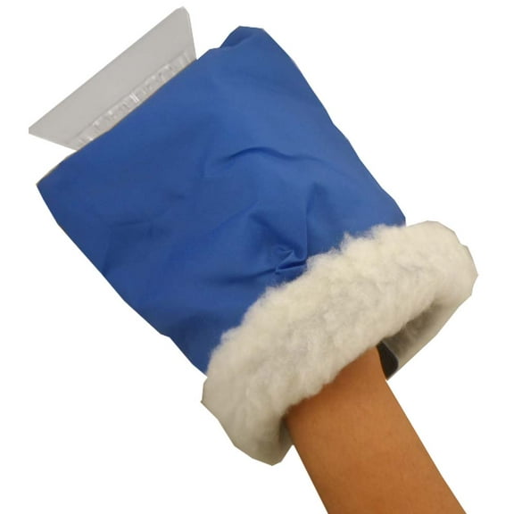 4.5-Inch Acrylic Ice and Snow Automotive Scraper with Mitten Glove (Road Genie: TA-81300)