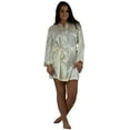 thumbnail image 2 of Up2date Fashion's Women's Solid-Color Short Robe, 2 of 2