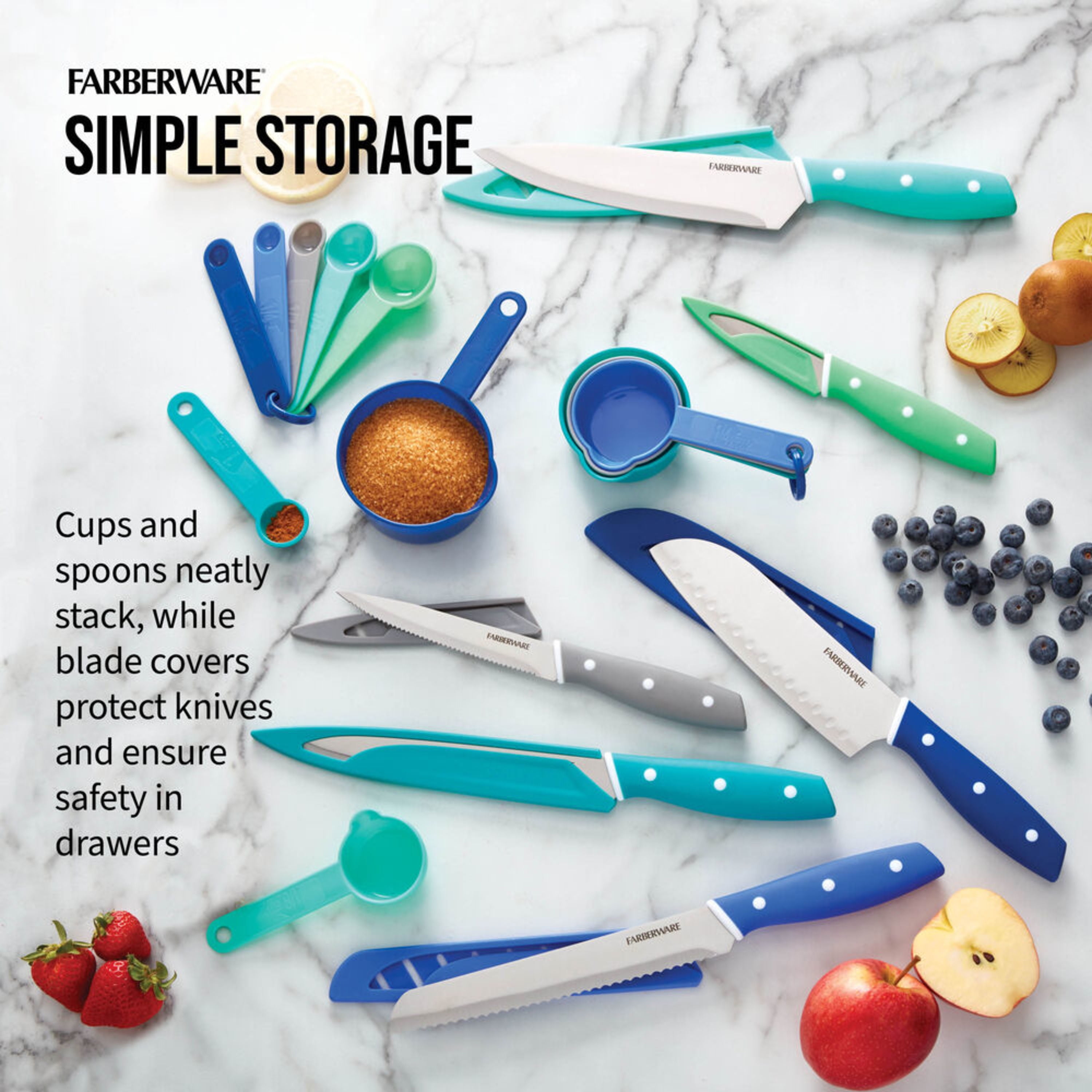 Farberware Classic 22-piece Stamped Stainless Steel Cutlery - Inspire Uplift