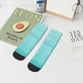 thumbnail image 7 of Pofeuu Blue And Turquoise Print 30cm Socks, Adult Running Hiking Socks for Youth and Adult, 7 of 7