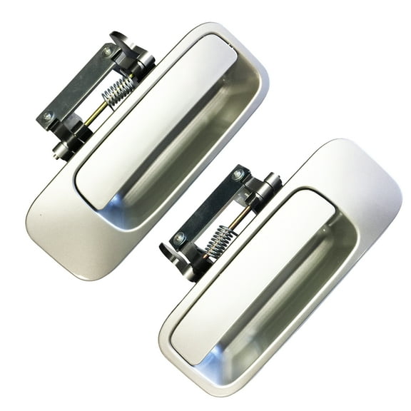 CF Advance For 00-04 Toyota Avalon 3.0L V6 Outside Door Handle Rear Pair Set 2PCS 1C8 Silver Metallic 2000 2001 2002 2003 2004