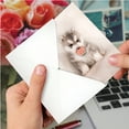 thumbnail image 4 of 1 Birthday Card with Envelope - Puppy Pacifiers Pink C9172GBDG, 4 of 6