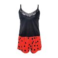 thumbnail image 4 of LIZUOJUN Pajamas For Women Set Lace Camisole Tops 2 Piece Sleepwear Summer Shorts Soft Breathable Lightweight Comfortable Loungewear Home Pajamas - L, 4 of 4