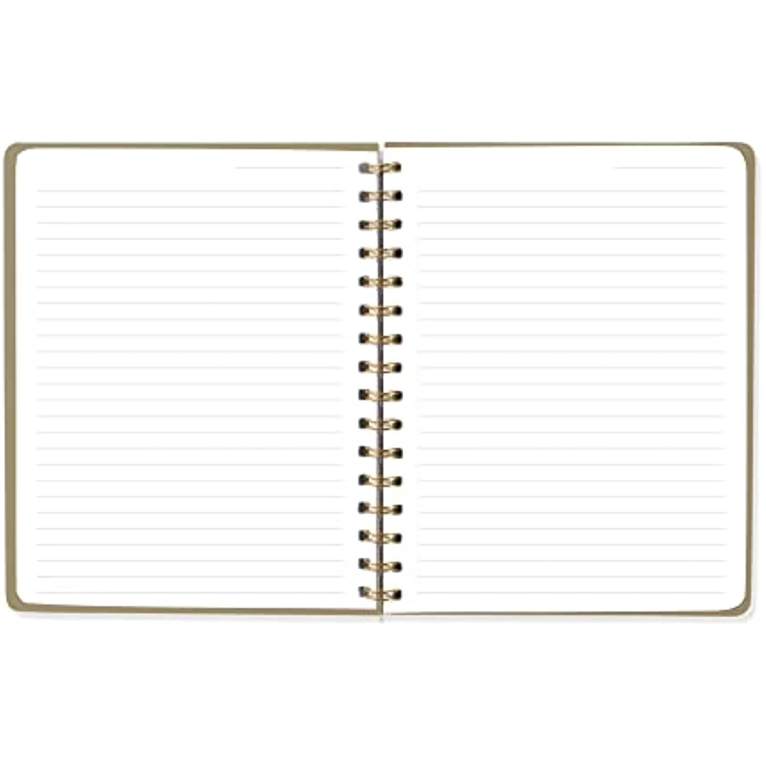 Fringe Studio Standard Spiral Notebook, Faux Leather, Medium (962070), Multicolor