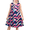 Blue Pink Flower, variant on Girls Dress Pink Birthday Balloon Love Heart Casual Sleeveless Dress 3 Years