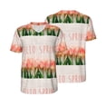 thumbnail image 3 of Daiia Hello Spring Mens Baseball Jersey Button Down Shirts Short Sleeve Sports Uniforms-Small, 3 of 9
