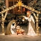 thumbnail image 1 of Christmas Party Props Light Up Nativity Scene Silhouette Sets For Indoor Outdoor Ornaments Home Decoration, 1 of 1