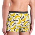 thumbnail image 3 of Uemuo Banana Fruit Pattern Men's Boxer Briefs,Trunk Anti-Chafing,Comfortable, Durable, and Stylish Underwear-Small, 3 of 9