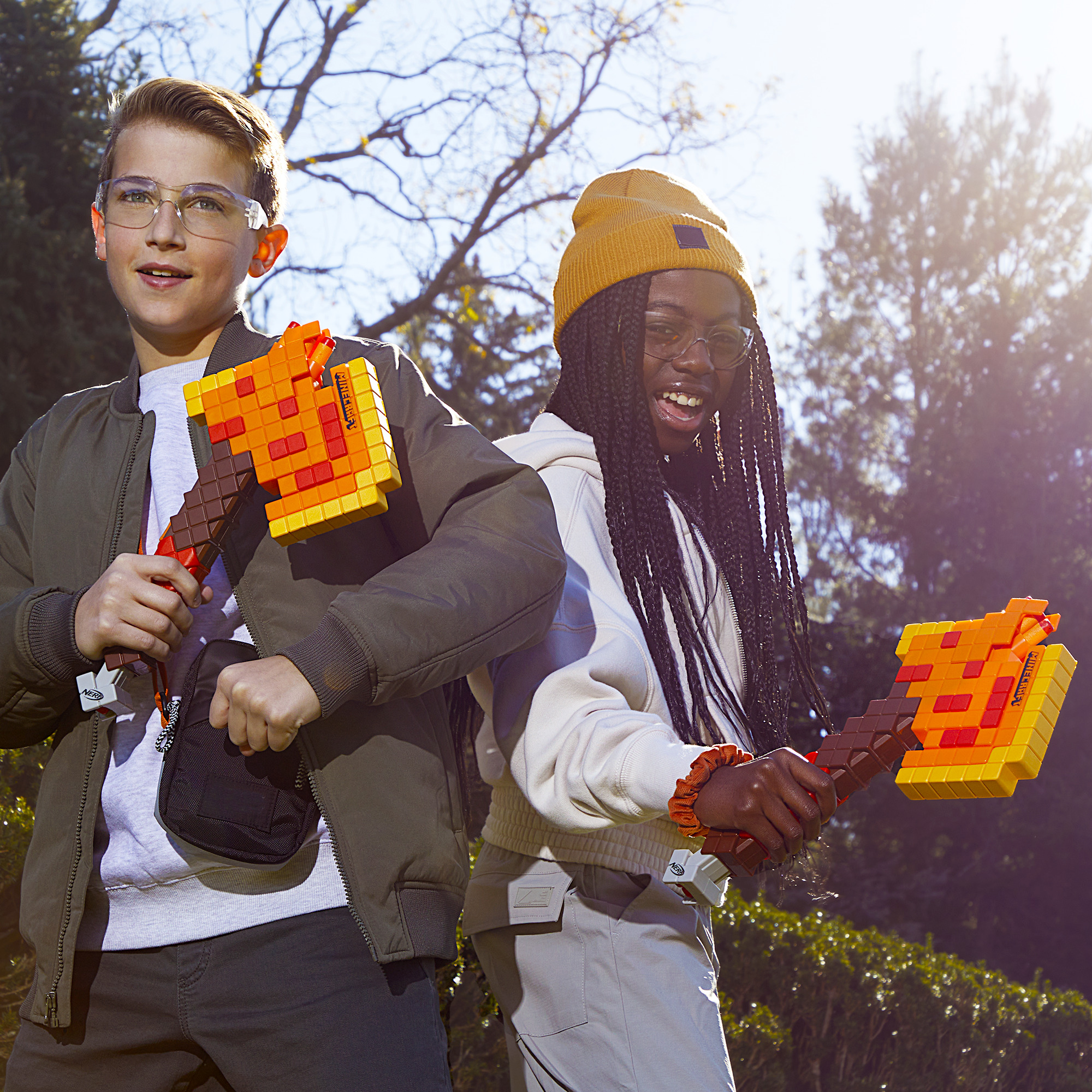Nerf Minecraft Firebrand Dart-Blasting Axe photo 5